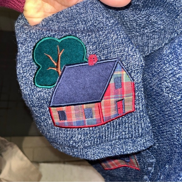 Vintage 90s Company Collection Sweater M Made USA back to school - Picture 7 of 8